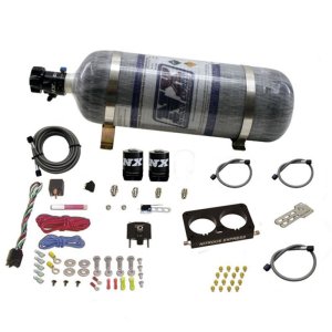 Ford Mustang Nitrous Oxide Injection System Kit - Nitrous Express - 4 Valve with Composite Bottle - `96-`04